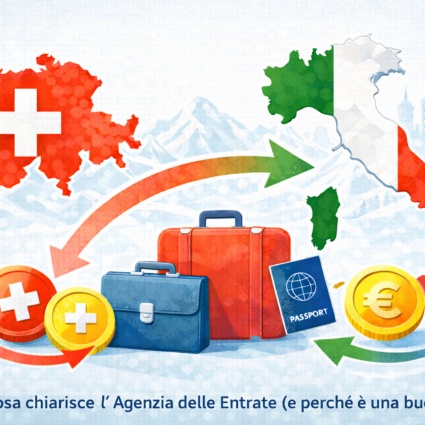 Impatriati: il regime agevolato vale anche per gli ex frontalieri