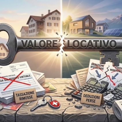 Fine del valore locativo in Svizzera: cosa cambia (anche per i frontalieri)