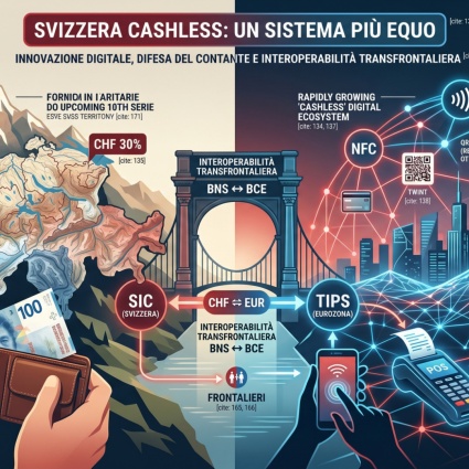 Svizzera sempre più cashless, ma la BNS vuole un sistema più equo