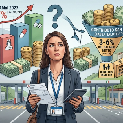 Casse malati, premi ancora su nel 2027: cosa cambia per i frontalieri