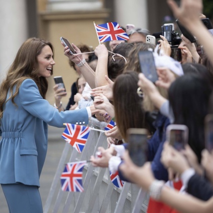 La visita di Kate in Italia fra selfie e «Buongiorno!»