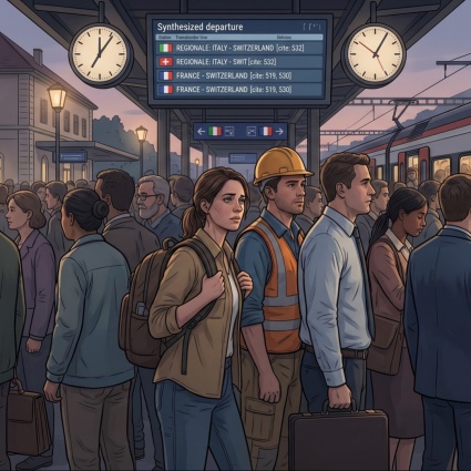 Treni sovraffollati: per i frontalieri non è un'eccezione, è la routine