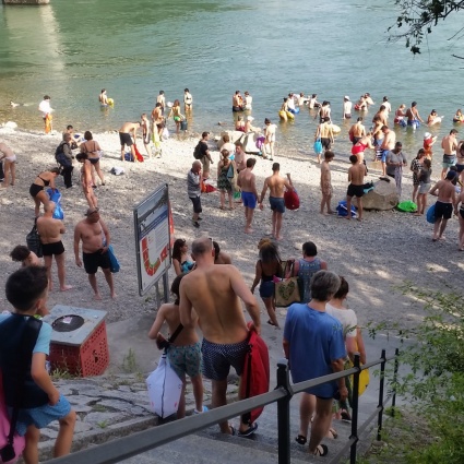A Basilea si soffoca: raggiunti quasi 40 gradi