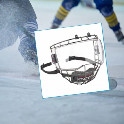 Visiere da hockey che non proteggono
