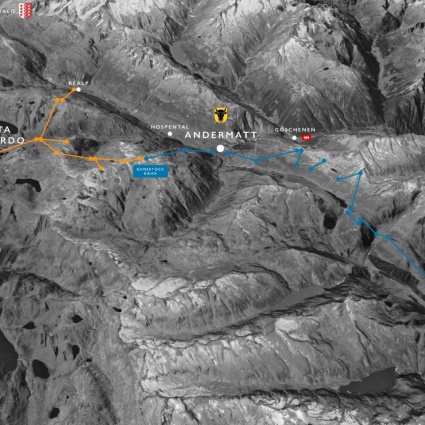 Da Airolo ad Andermatt con la funivia, al via lo studio di fattibilità