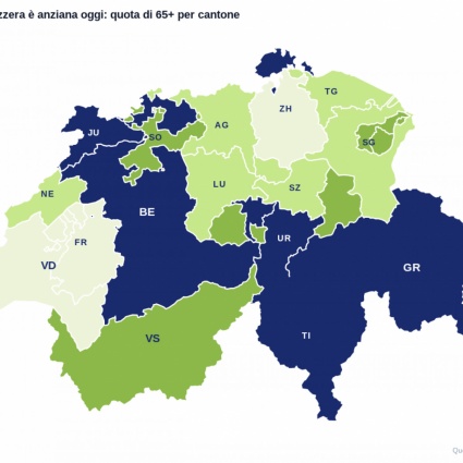 Dove l’età avanza più in fretta: il Ticino "laboratorio" della Svizzera che sarà