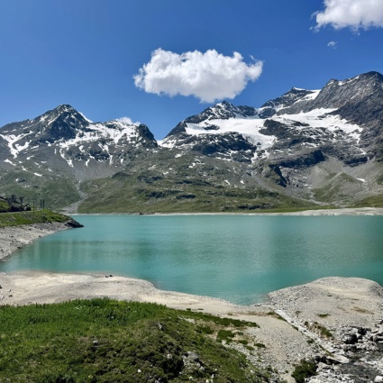 Lago Bianco, mai stato così basso dal 2005