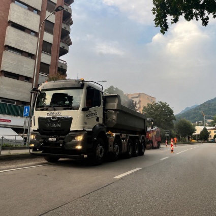 Il cantiere senza tregua di Viganello: «Siamo rimasti bloccati fuori casa»