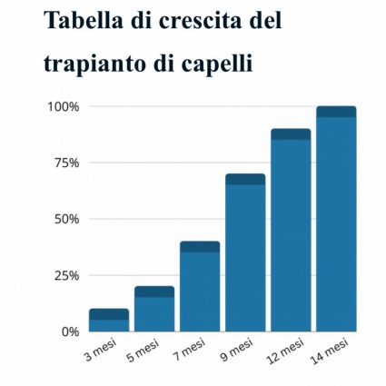 I tempi della ricrescita dopo un trapianto di capelli, mese per mese