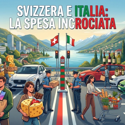 Spesa oltreconfine, andata e ritorno: cosa conviene comprare in Svizzera e cosa Italia