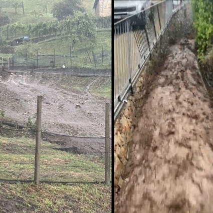 Strade chiuse, torrenti e riali in piena. La pioggia continua a fare danni