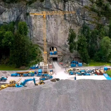 Nel cuore della montagna, i caveau per i mega-ricchi