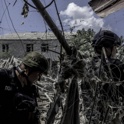 Battaglioni militari con prigionieri di guerra ucraini
