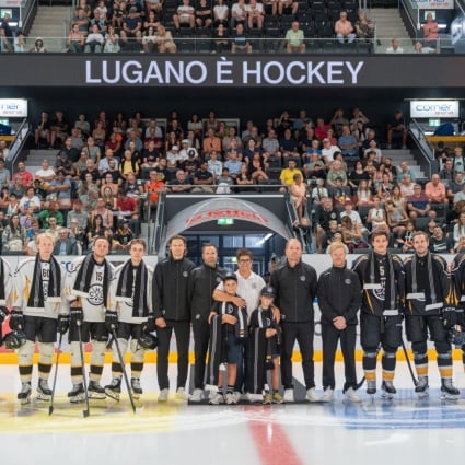I tifosi a contatto con il nuovo Lugano