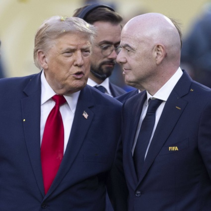 "Infantino è eccezionale", parola di Trump