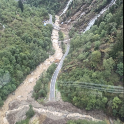 Maltempo in Mesolcina e Calanca: le strade rimangono ancora chiuse