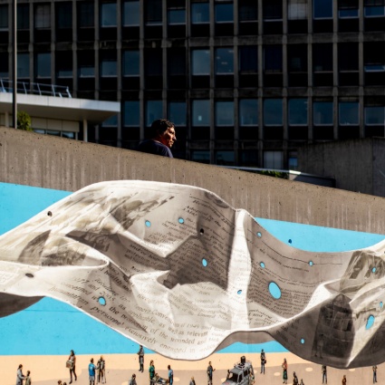 Nevercrew: un murale per l'assistenza sanitaria nelle guerre