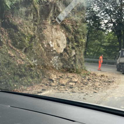 Nuovi smottamenti sulla strada della Val Colla