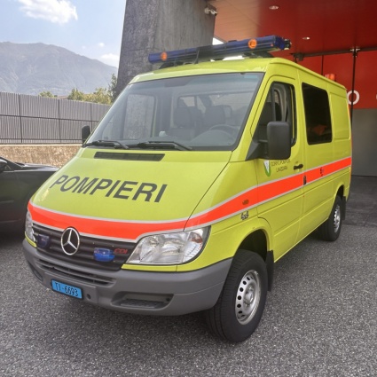 Un nuovo mezzo per i pompieri, a due anni dall'alluvione