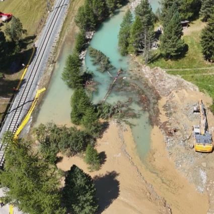 Linea ferroviaria dell'Albula chiusa almeno fino a domani sera