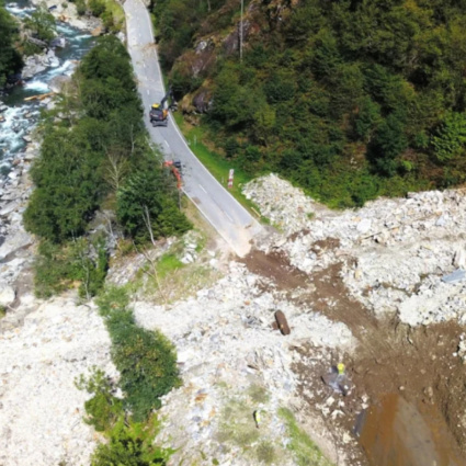 Strada della Calanca, la riapertura (parziale) non prima della prossima settimana
