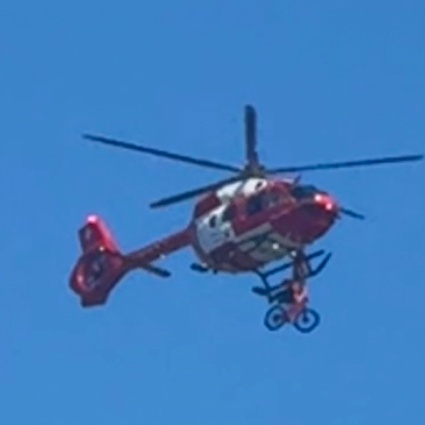 Una bici "volante"