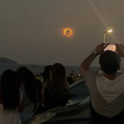 A Ibiza l'eclissi lascia senza fiato: il video dalle Baleari