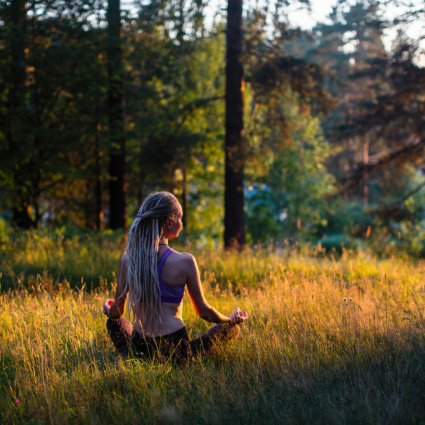 Yoga nel bosco al Parco della Pace