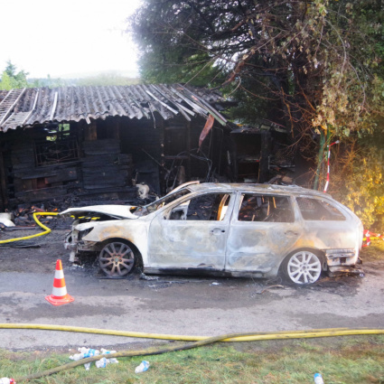 Prima rubano un'auto, poi le danno fuoco