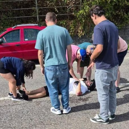 Incidente a Basilea, interrotto il viaggio in triciclo per i diritti dei disabili
