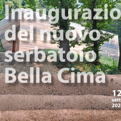 Il nuovo serbatoio Bella Cima