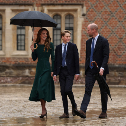 Primo giorno a Eton per il principe George
