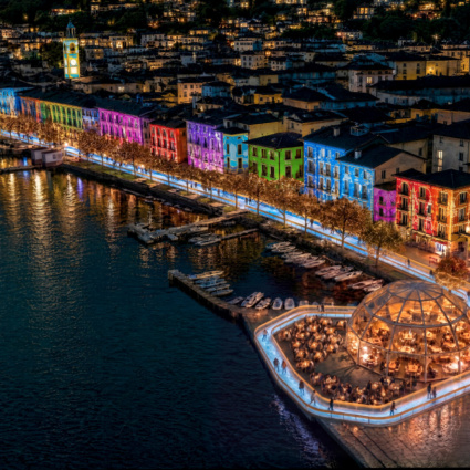 Con Winterland il lungolago di Ascona si trasforma in una maxipista di ghiaccio