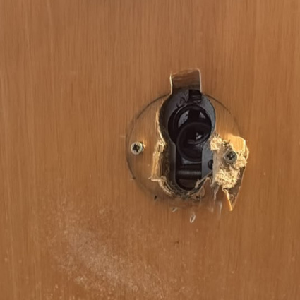Davanti alla porta due ragazzine, avevano già svaligiato un'abitazione