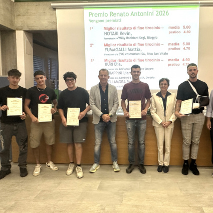 Premio Renato Antonini, un riconoscimento ai migliori apprendisti muratori