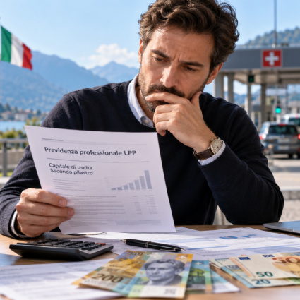 Frontalieri e secondo pilastro: la Svizzera non rimborsa più l’imposta alla fonte