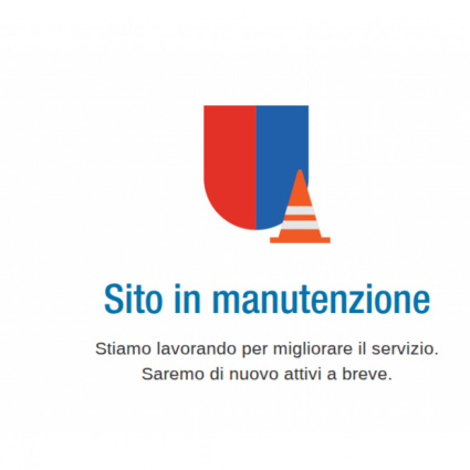 Giù il sito, Cantone... in manutenzione