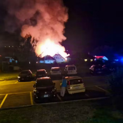 Incendio in una fattoria: è strage di bovini