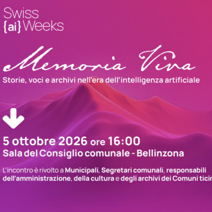 L'intelligenza artificiale al servizio dei comuni ticinesi (e della loro memoria)