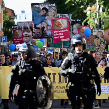 Una marcia pro life che ha creato diversi grattacapi alla polizia