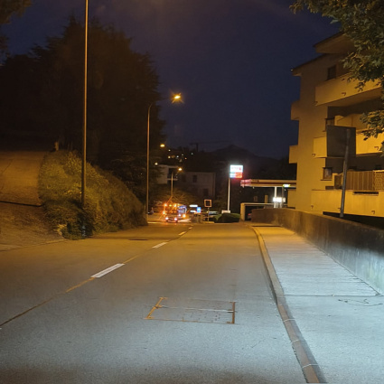 Strada di Pregassona chiusa per incidente