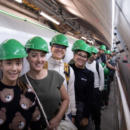 Secondo tubo del Gottardo: oltre 3mila visitatori