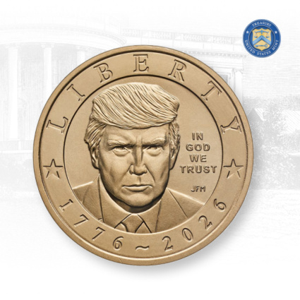 The Donald sulla moneta da 1 dollaro: il «Trump coin» va a ruba