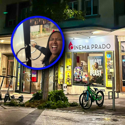 Va al cinema e rimane chiusa dentro dopo l'ultimo film