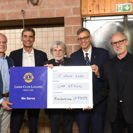 Dall'Aperitivo della Solidarietà 43mila franchi alla Fondazione la Fonte