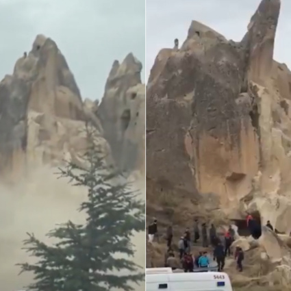 Crolla un "camino delle fate" in Cappadocia: due morti