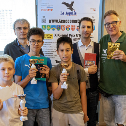 Ecco i giovani vincitori del Festival scacchistico di Bissone