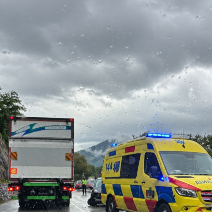 Incidente sulla strada cantonale