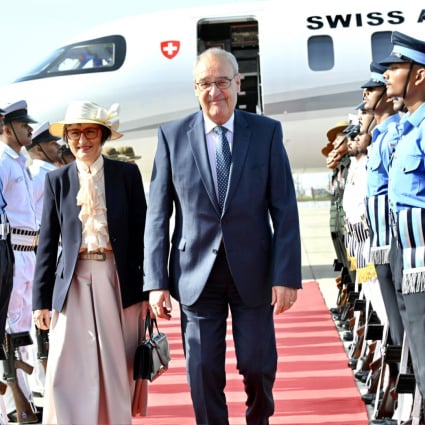 Guy Parmelin in visita in India