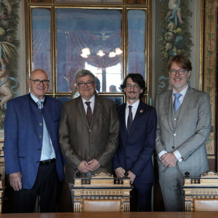 L'ambasciatore d'Austria in visita, nel segno di Pietro Isella